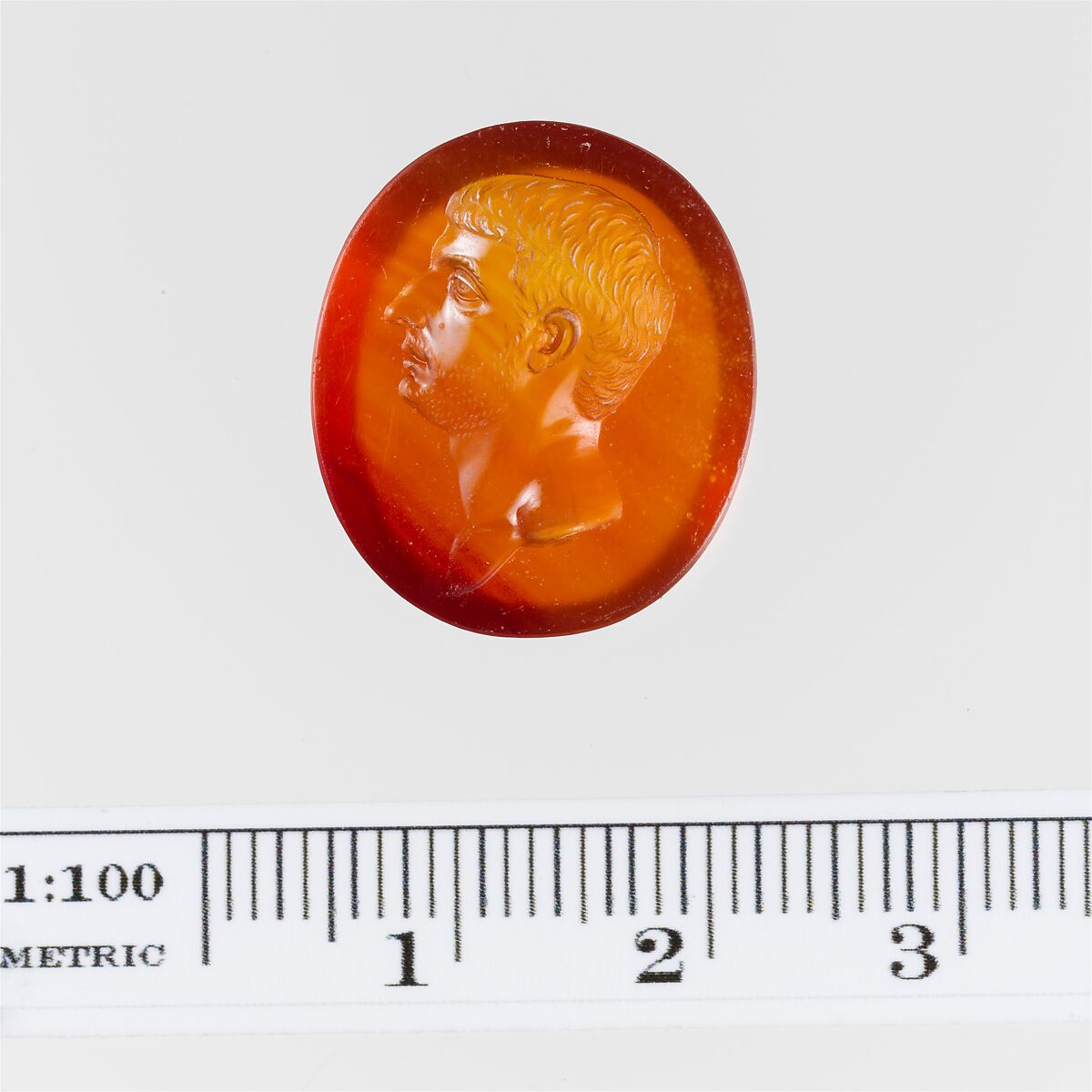 Carnelian ring stone, Carnelian, Roman 