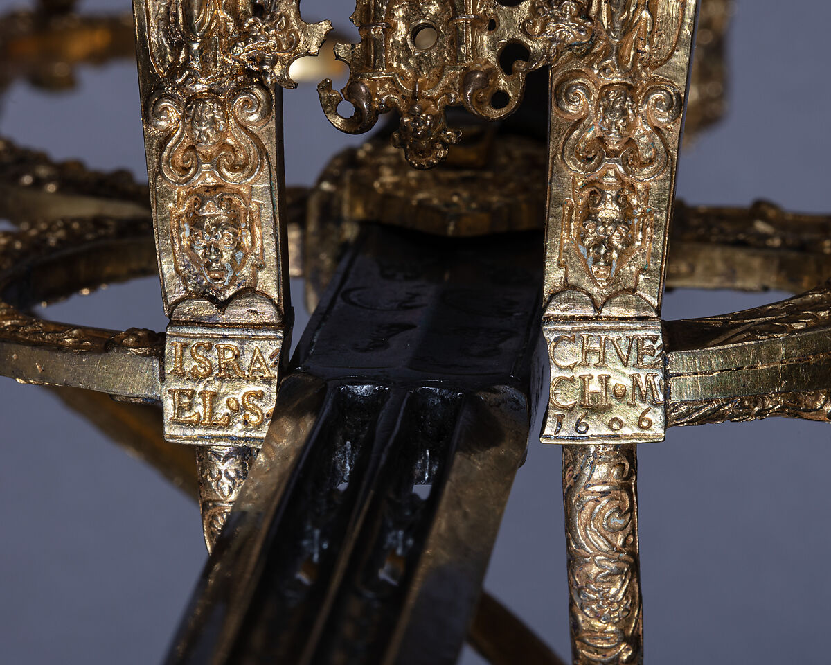Rapier of Prince-Elector Christian II of Saxony (1583–1611), Hilt by Israel Schuech (German, Dresden, active ca. 1590–1610), Steel, bronze, gold, enamel, paste jewels, cameos, pearls, wood, hilt, German, Dresden; blade, Spanish, Toledo