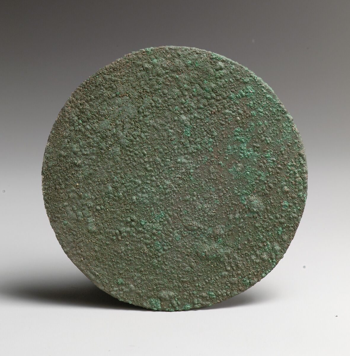 Bronze disk mirror, Bronze, Greek, South Italian, Tarentine 