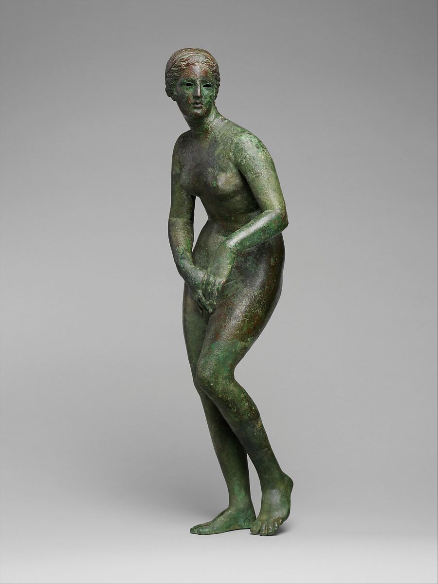 Bronze statuette of Aphrodite, Bronze, Greek