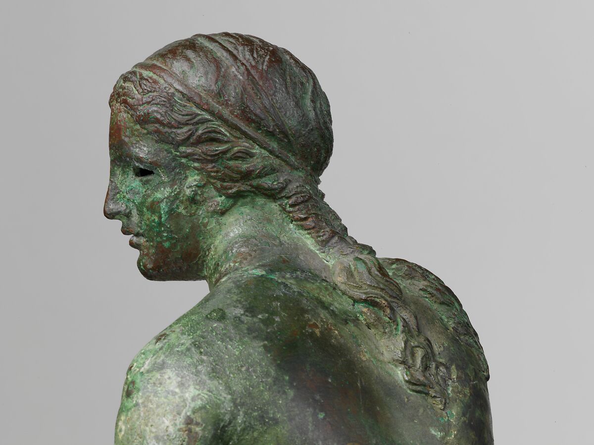 Bronze statuette of Aphrodite, Bronze, Greek