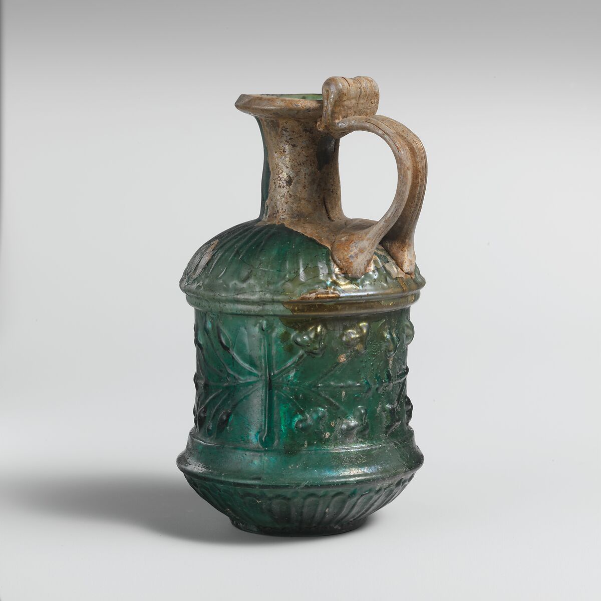 Glass jug, Glass, Roman 