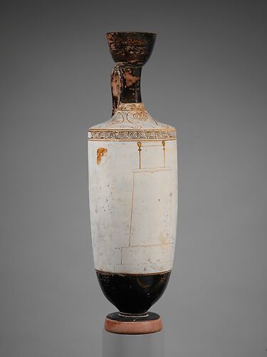 Terracotta lekythos (oil flask)