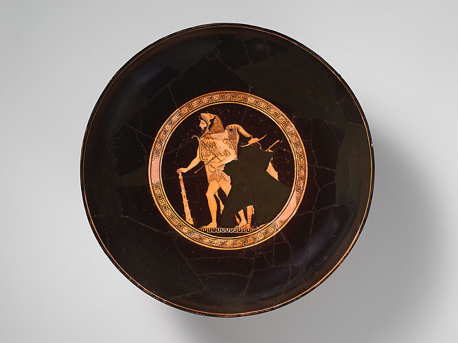 Terracotta kylix (drinking cup)