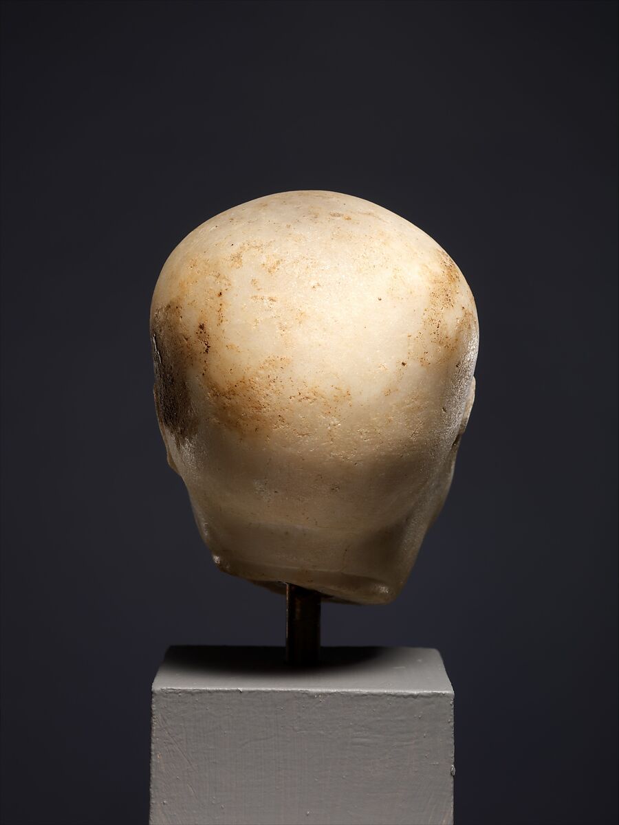 Marble head of a baby, Marble, Roman