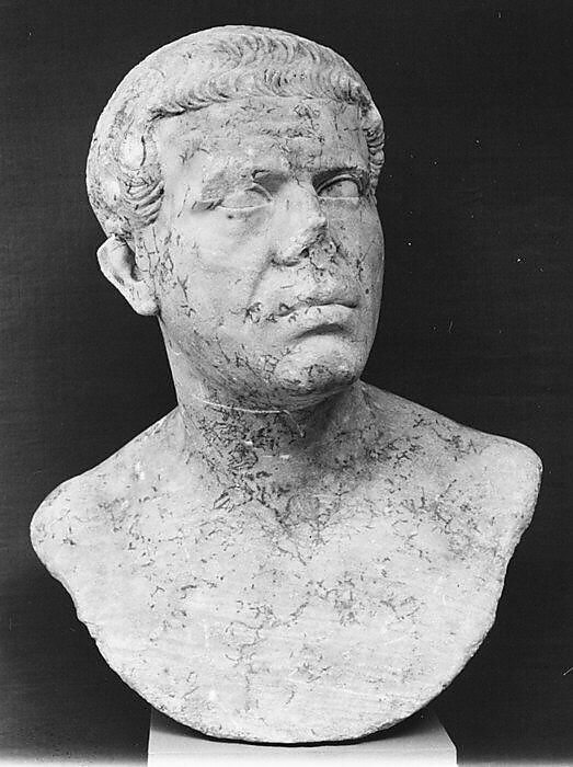 Marble portrait bust of a man, Marble, Roman