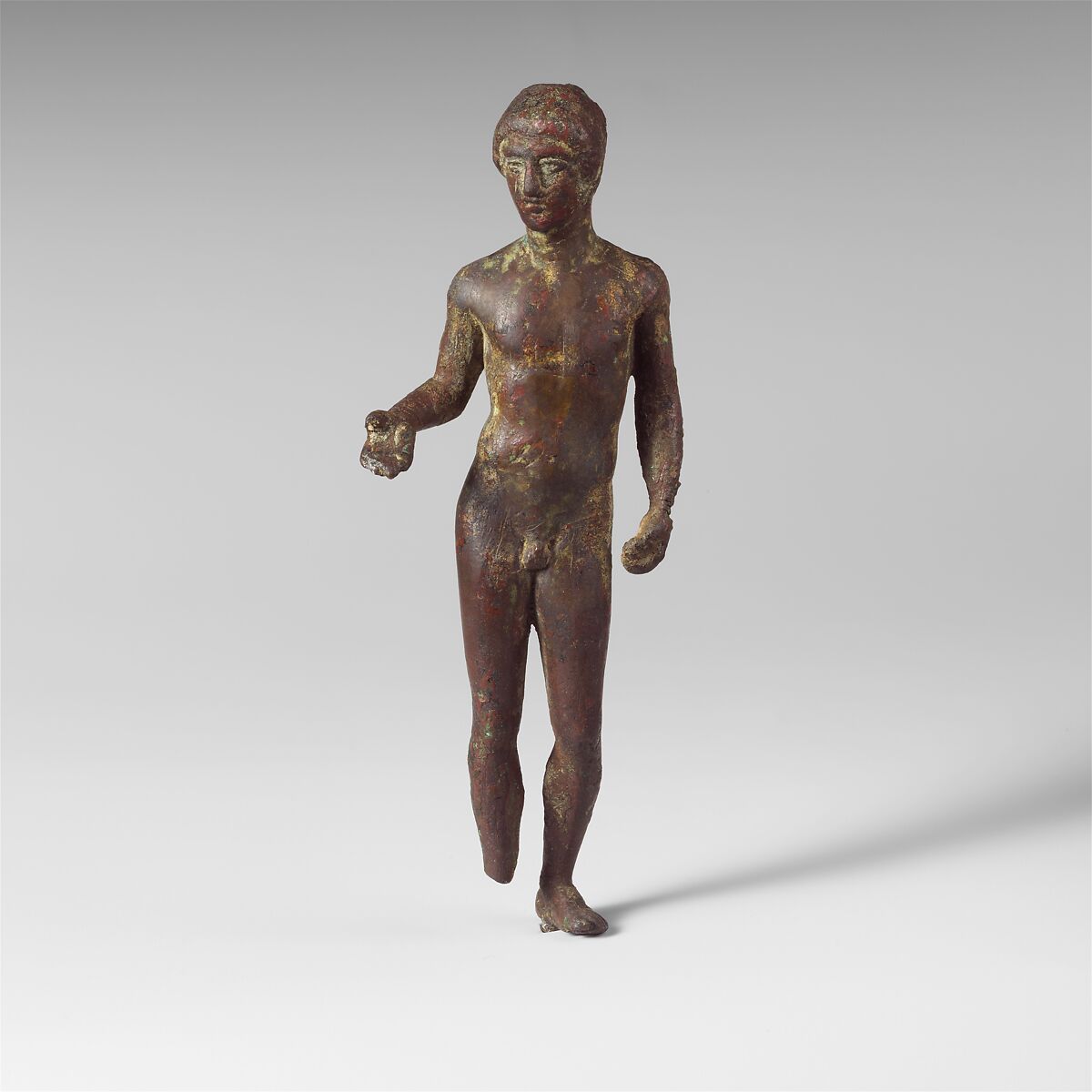 Statuette of a youth, Bronze, Roman 