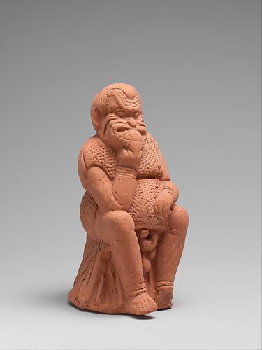 Terracotta statuette of an actor