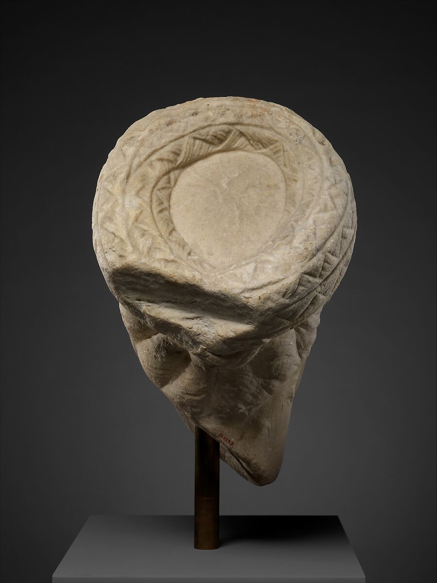 Marble portrait, probably of Matidia, niece of the emperor Trajan and mother of Sabina, wife of the emperor Hadrian, Marble, Roman