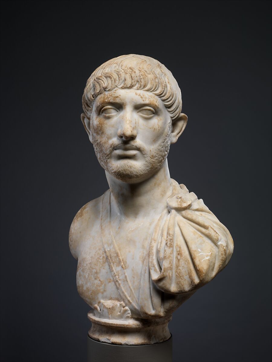 Marble portrait bust of a man, Marble, Roman