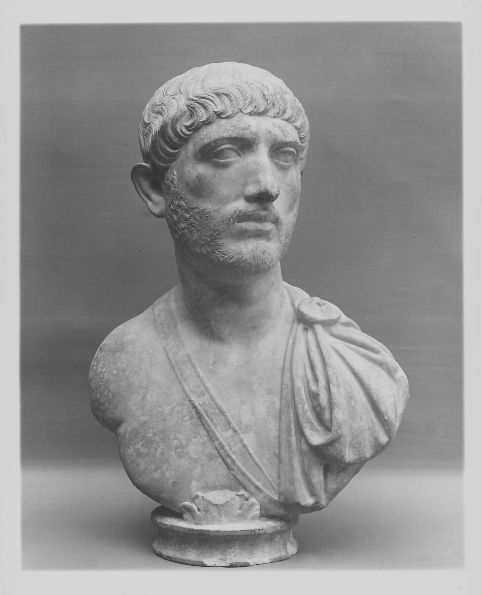 Marble portrait bust of a man, Marble, Roman