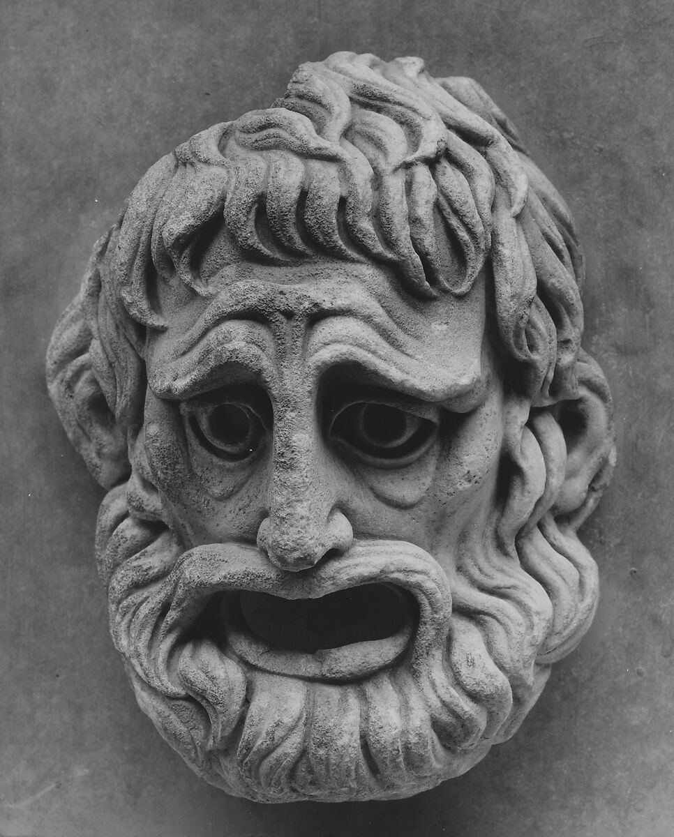 Mask, Marble, Roman ? 