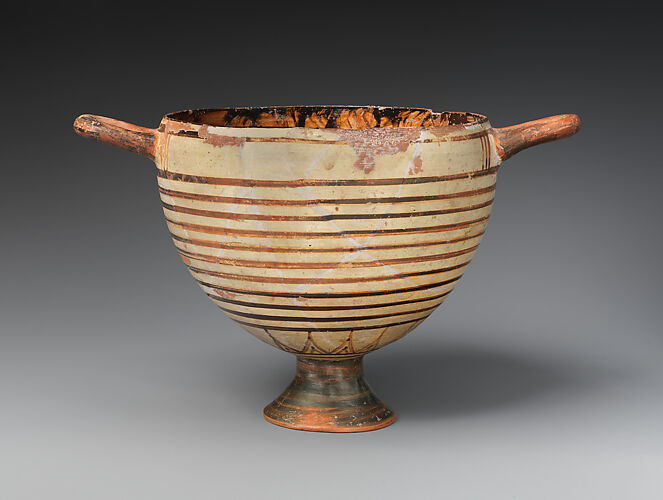 Terracotta skyphos (drinking cup)