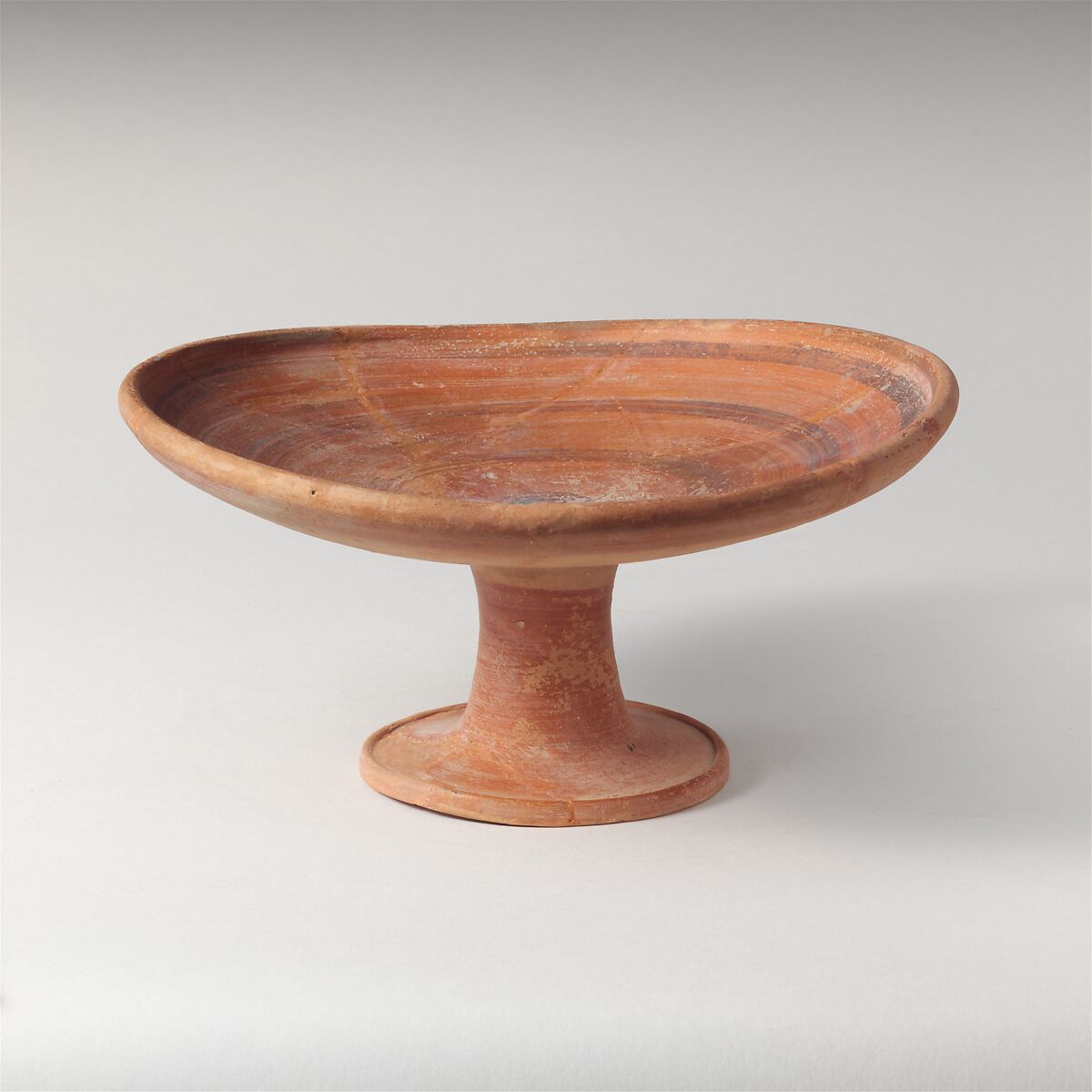 Terracotta stemmed dish, Terracotta, Lydian 