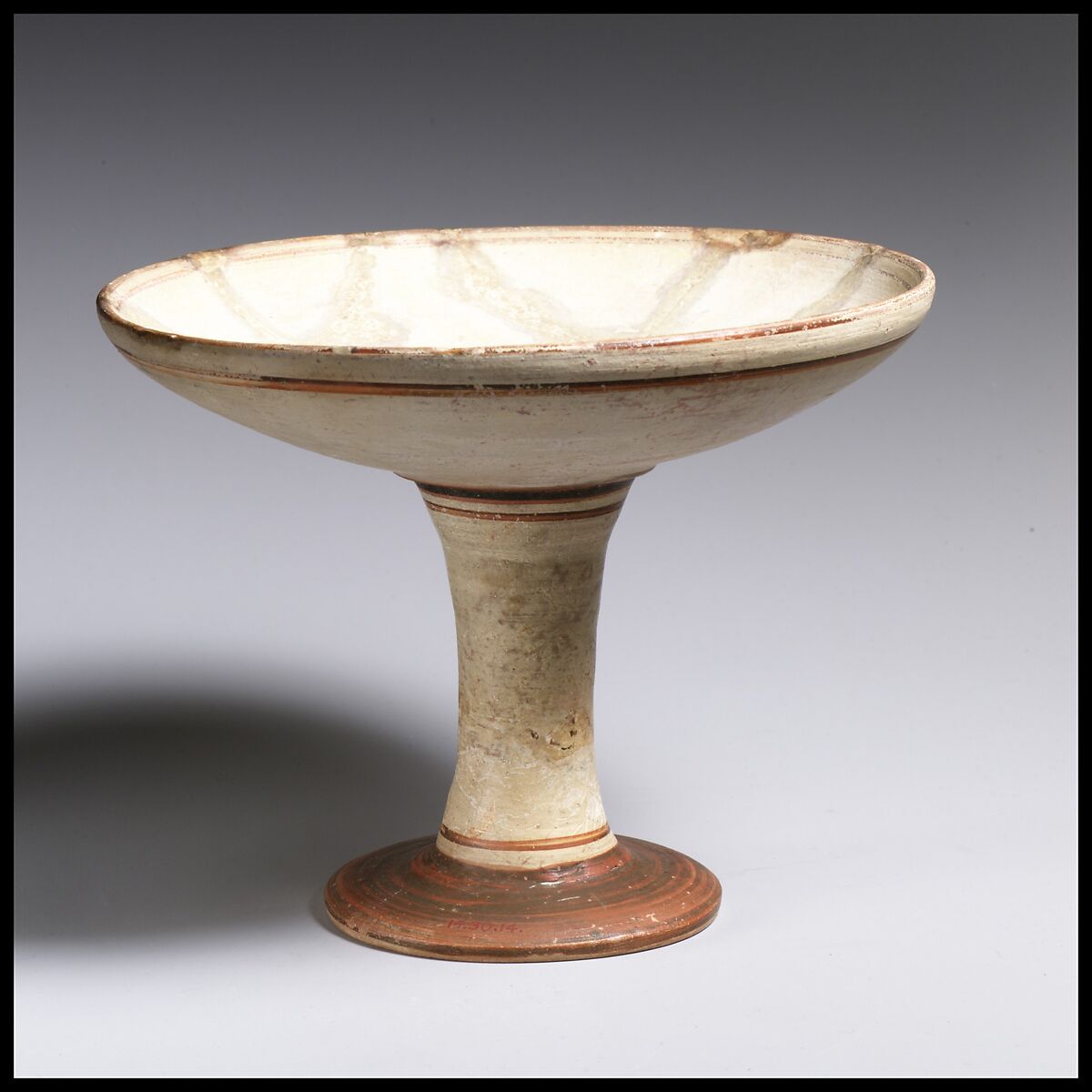 Terracotta stemmed dish, Terracotta, Lydian