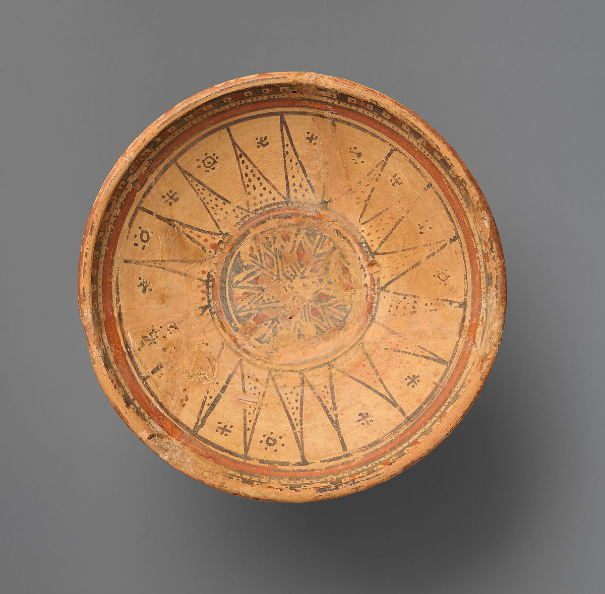 Terracotta stemmed dish, Terracotta, Lydian