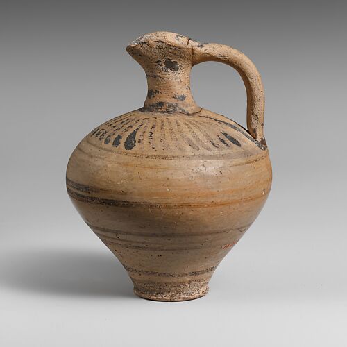 Terracotta juglet