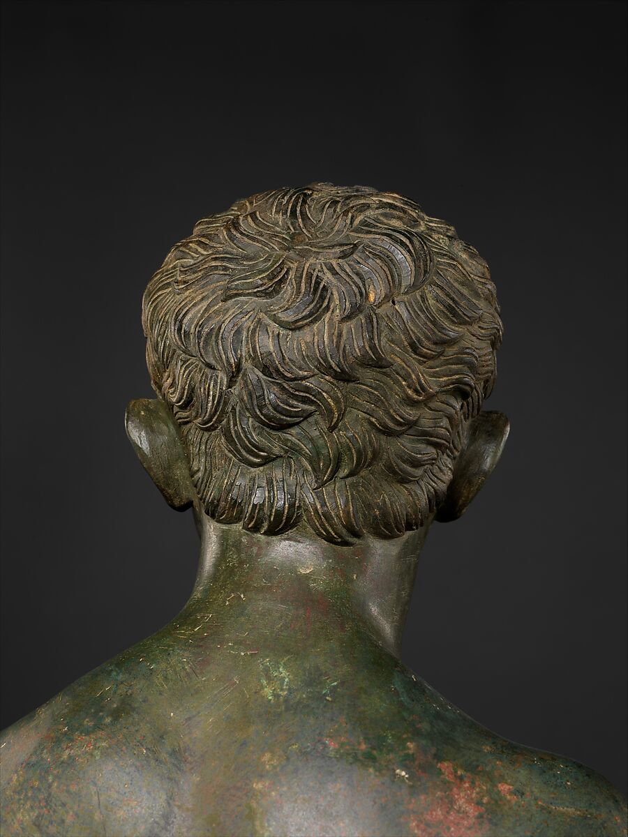 Bronze statue of an aristocratic boy, Bronze, Roman