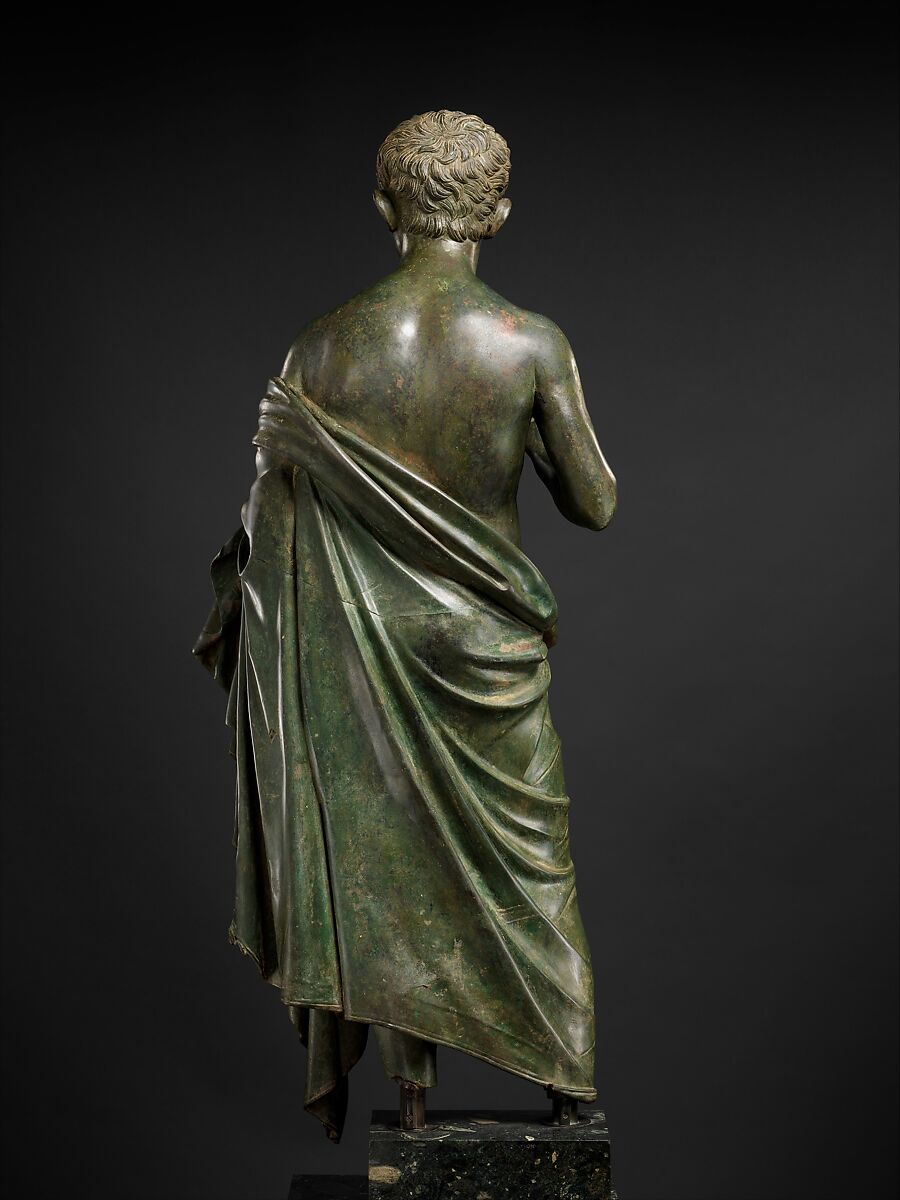 Bronze statue of an aristocratic boy, Bronze, Roman