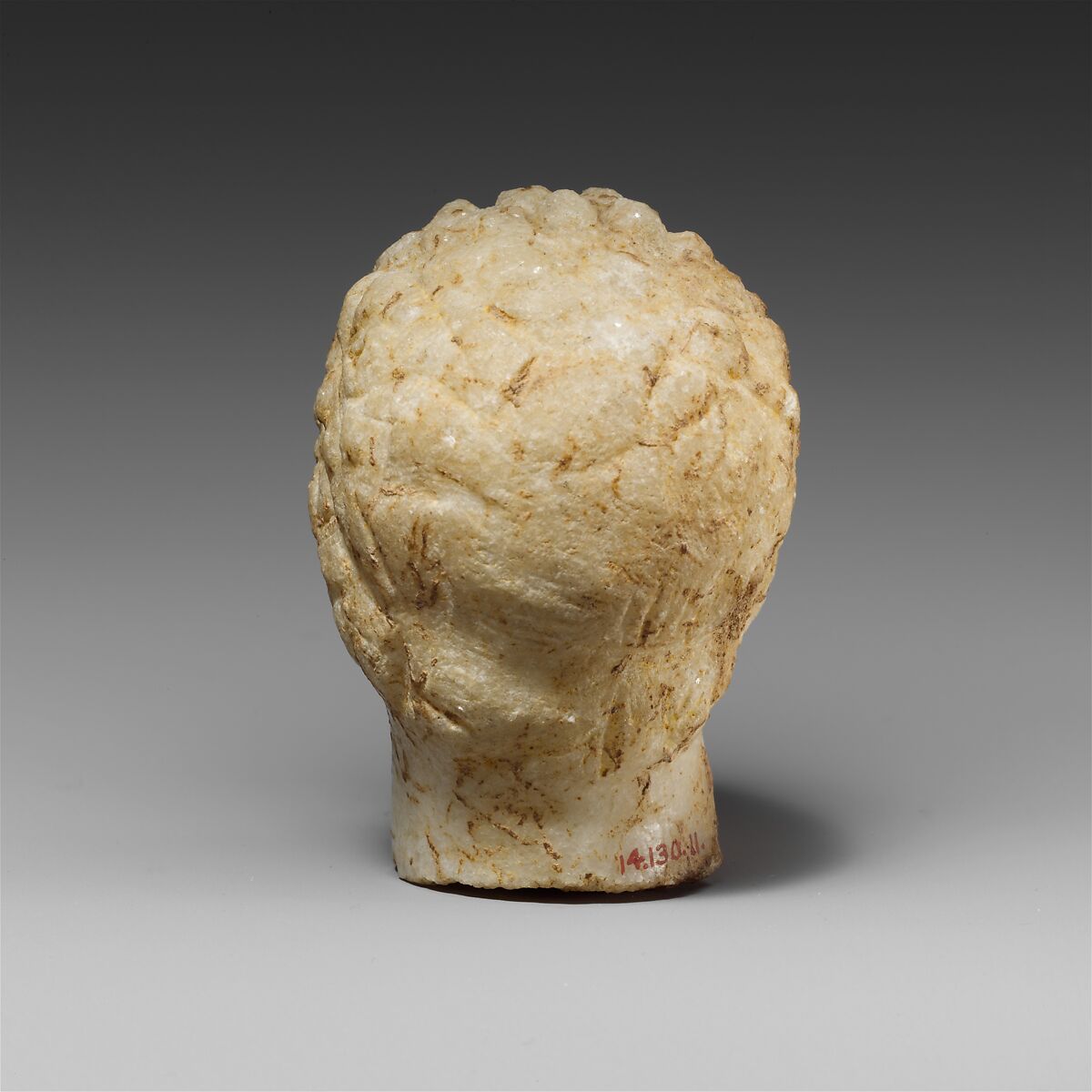 Marble head of a youth, Marble, Parian, Greek