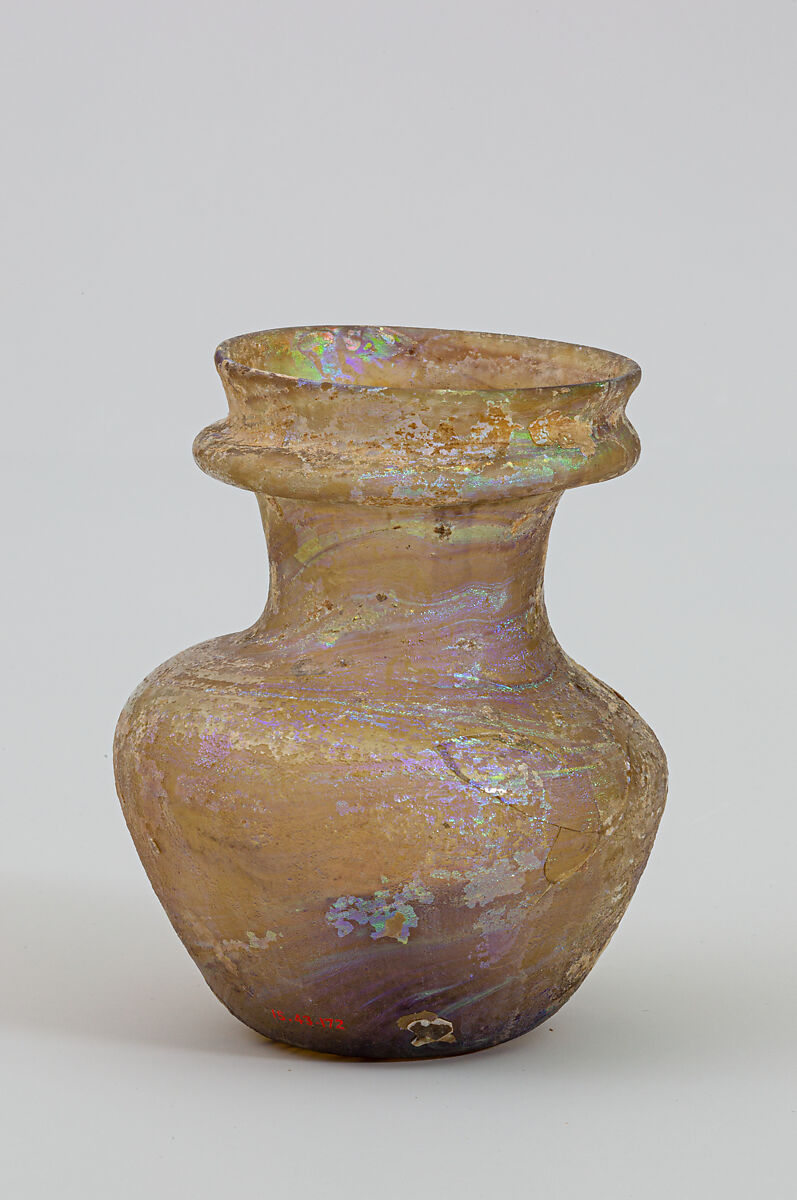 Glass jar, Glass, Roman 