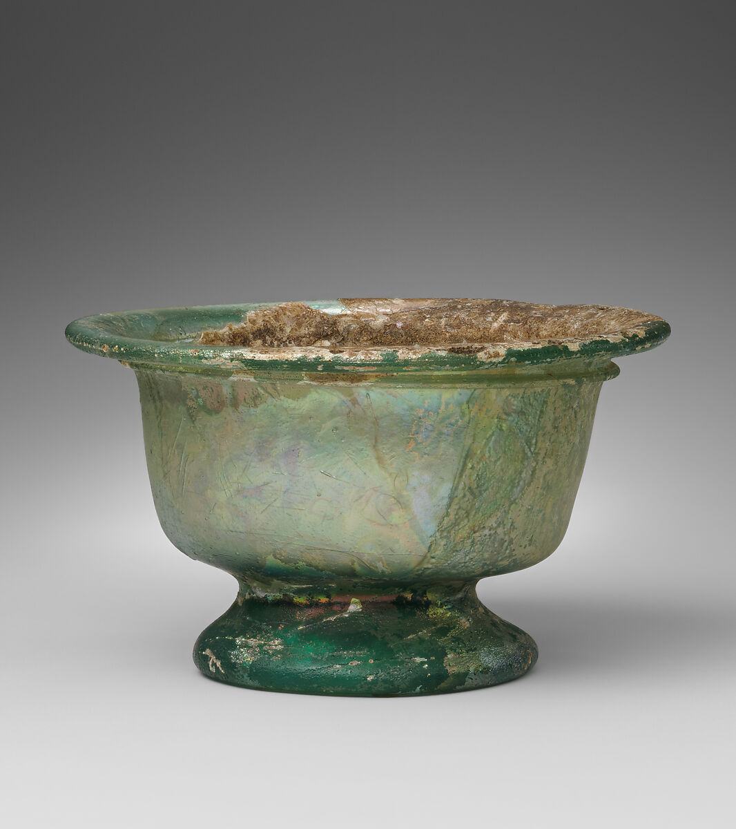 Glass bowl, Glass, Roman 