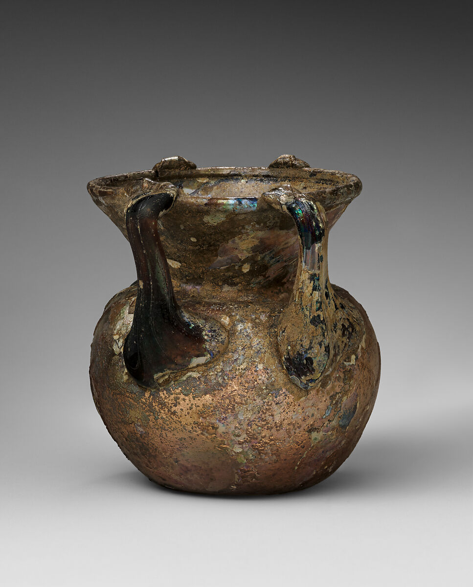 Glass jar, Glass, Roman