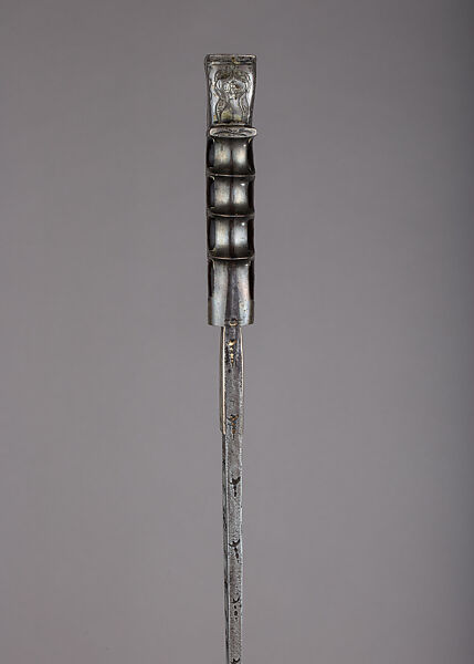 Sword, Steel, silver, horn, probably Cuban