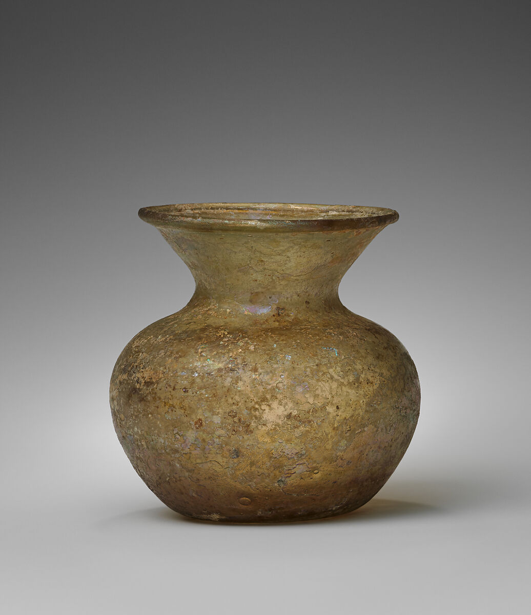 Glass jar, Glass, Roman 