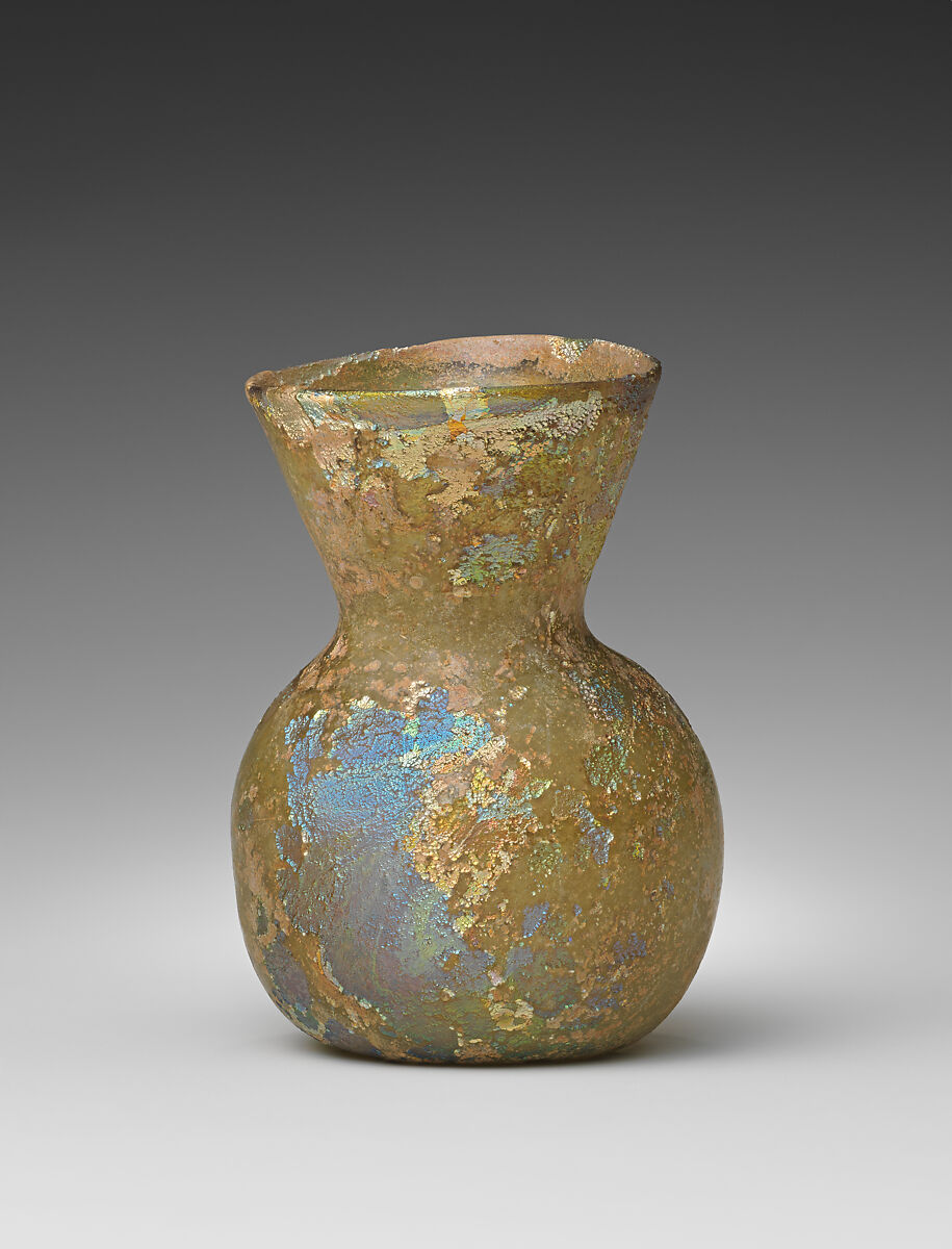 Glass jar, Glass, Roman 