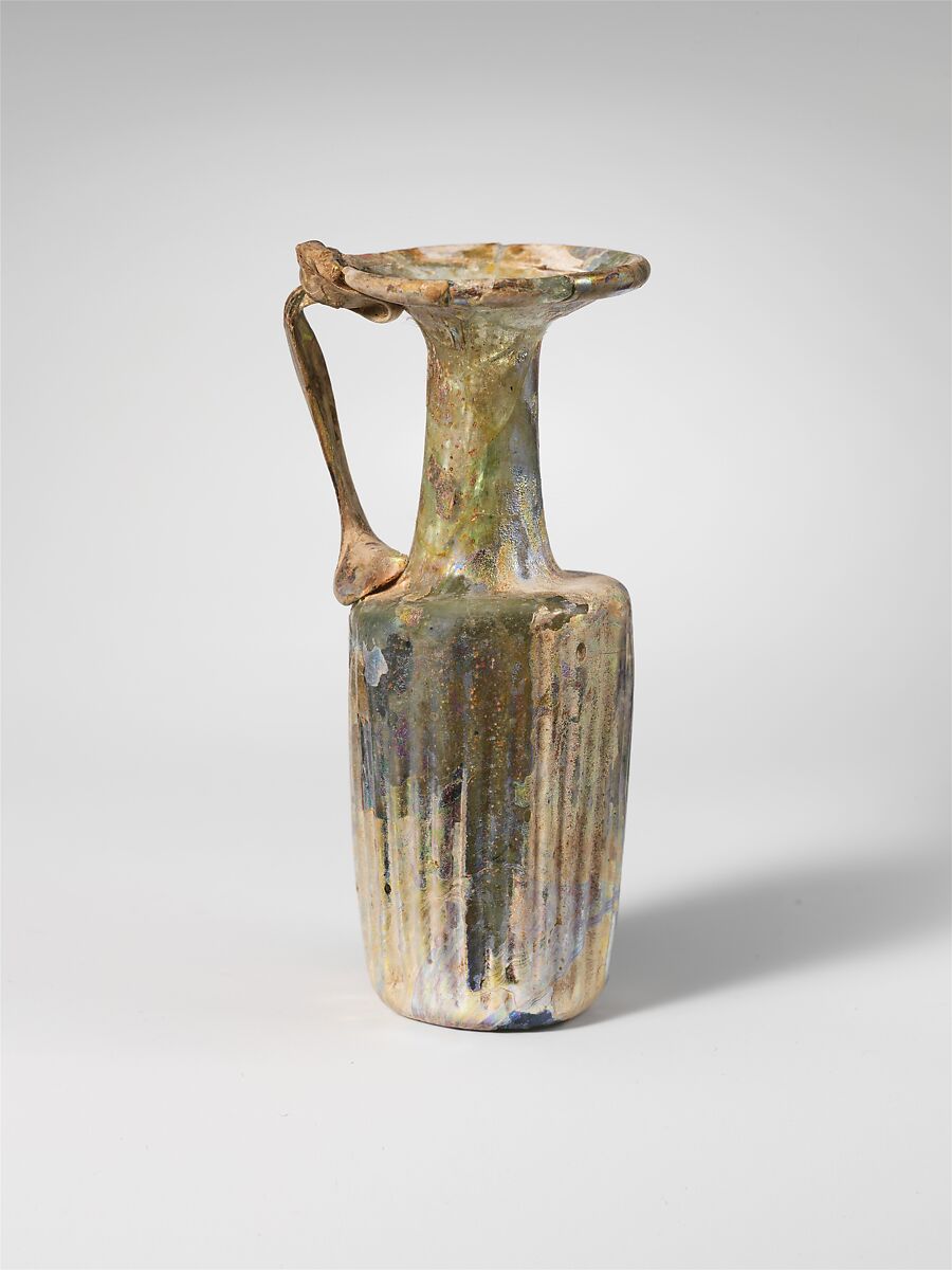 Glass jug, Glass, Roman 