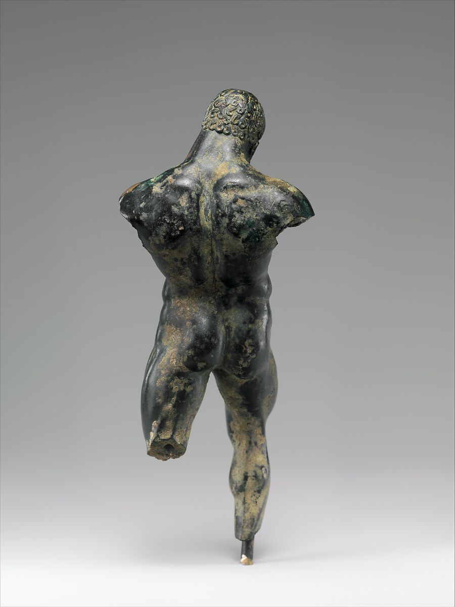 Bronze statuette of drunken Herakles, Bronze, Greek