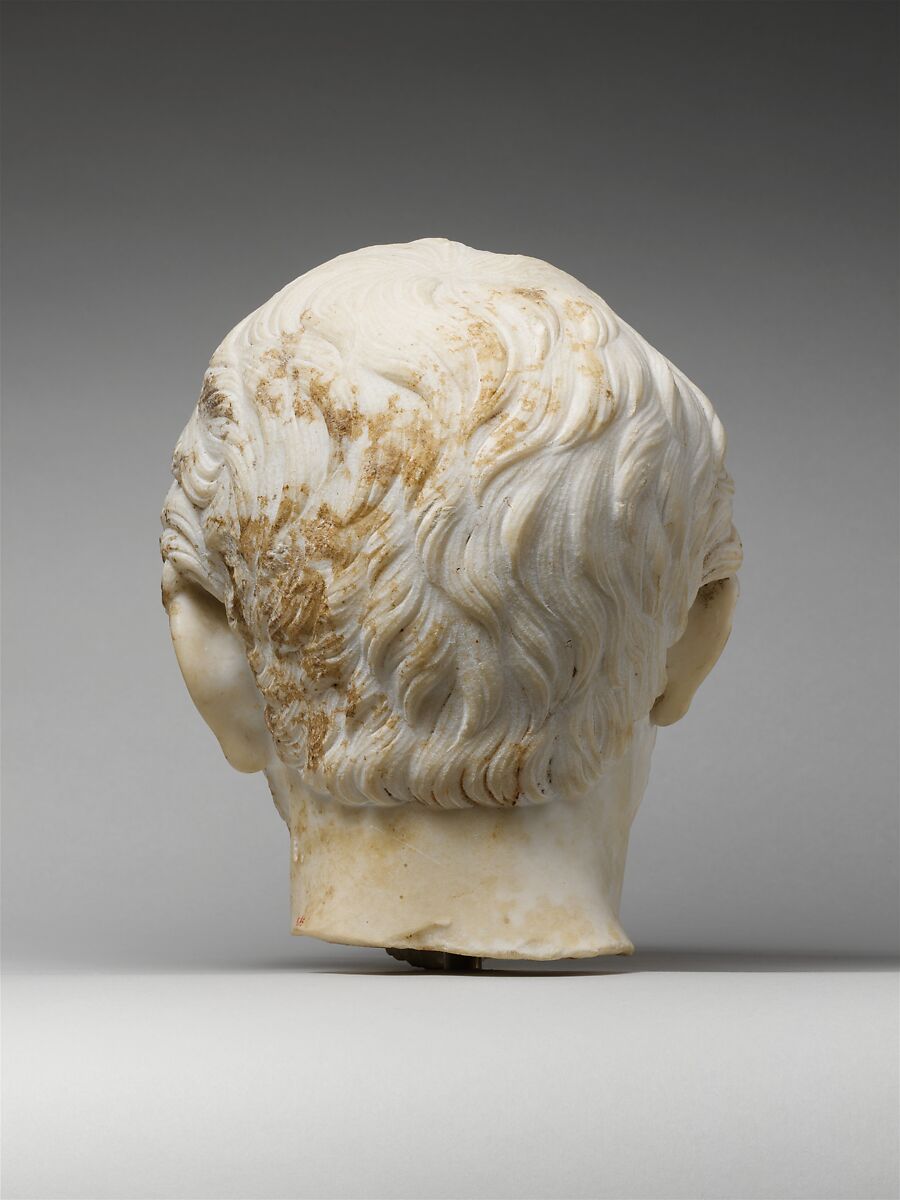 Marble portrait of a man, Marble, Roman