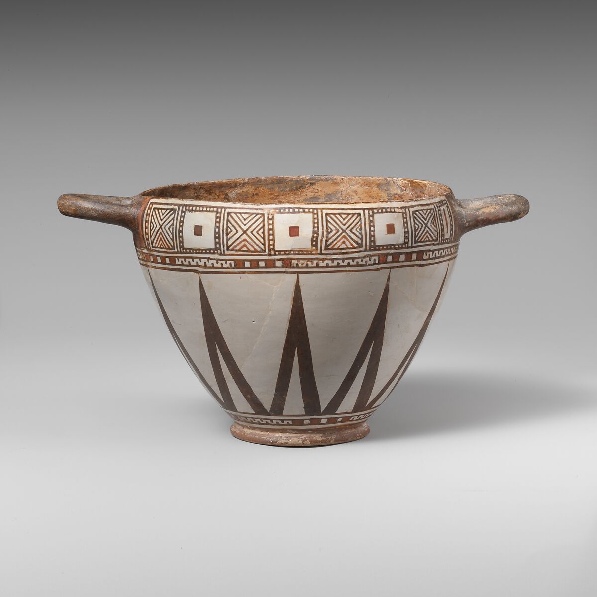 Terracotta skyphos (drinking cup)
