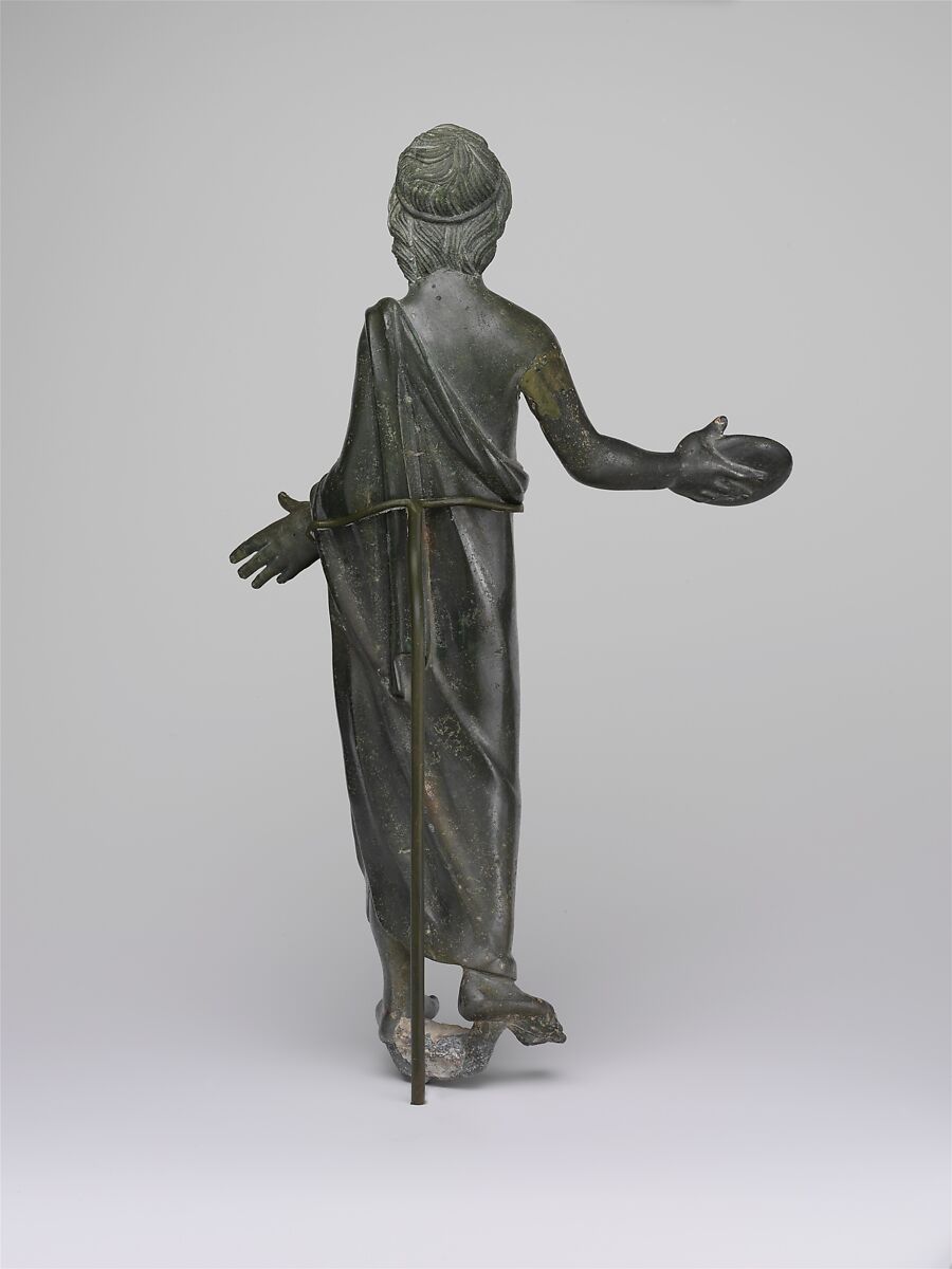 Bronze statuette of a priest, Bronze, Etruscan
