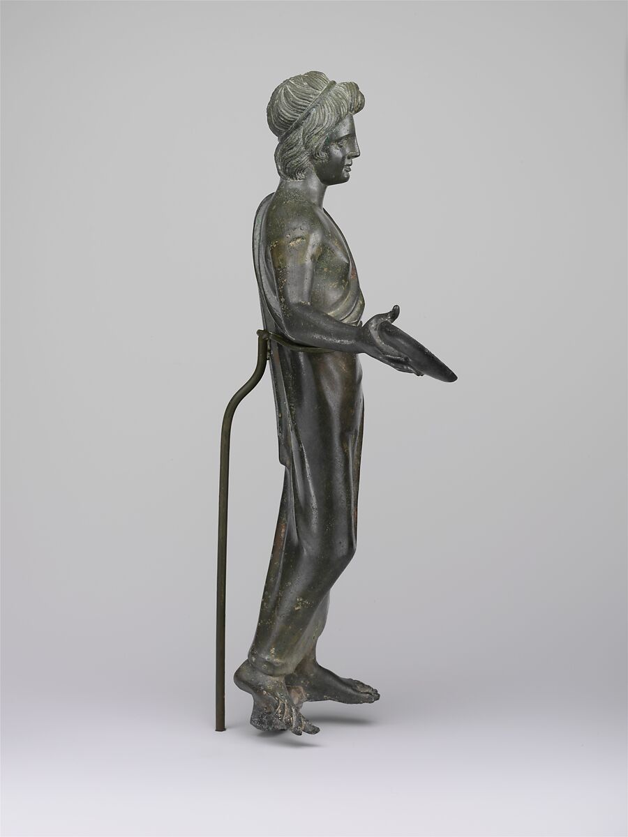 Bronze statuette of a priest, Bronze, Etruscan