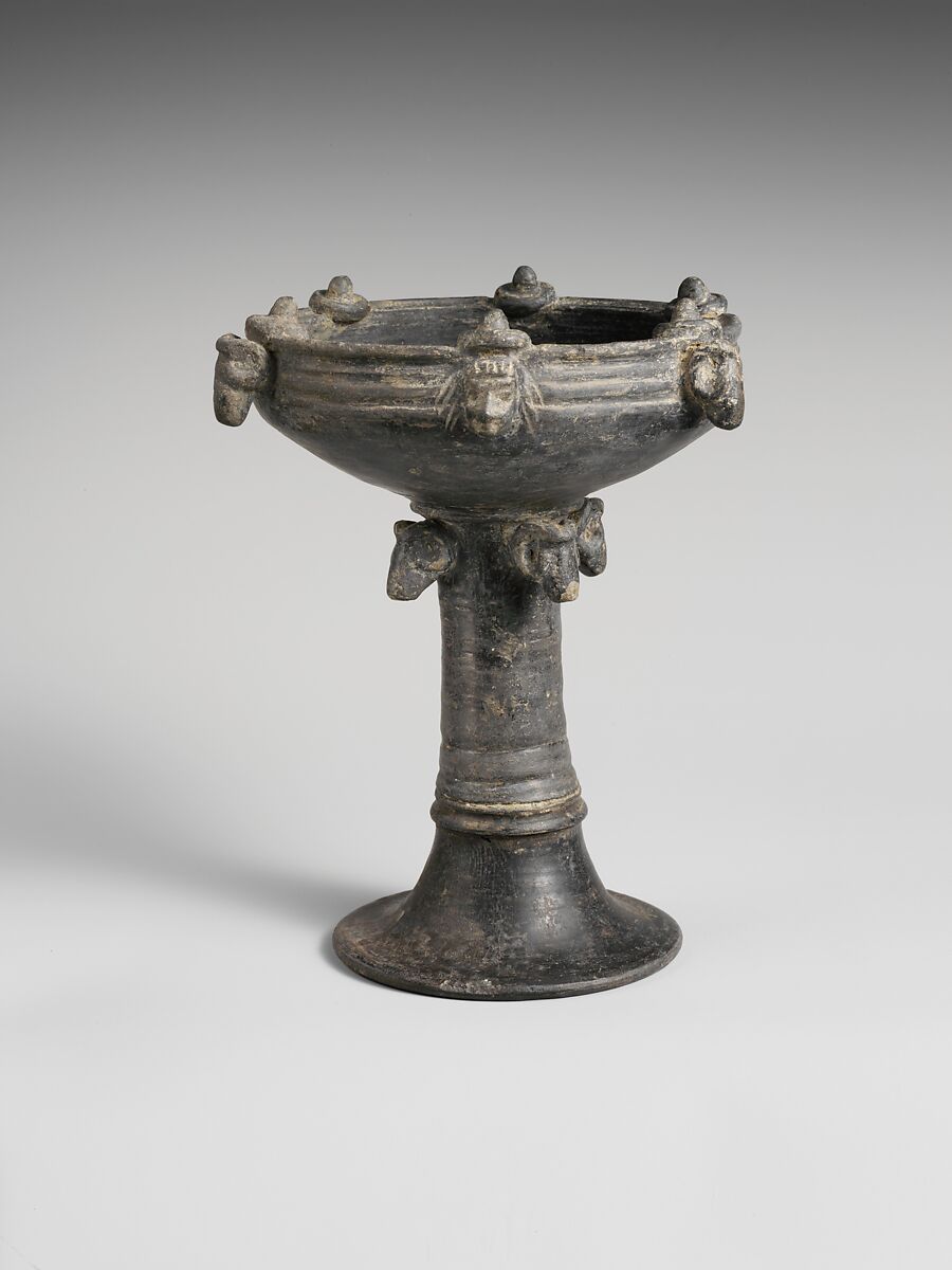 Terracotta chalice, Terracotta, Etruscan 