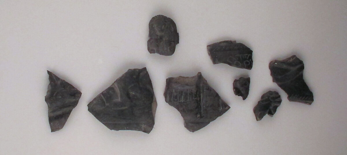Vase fragment, Terracotta, Etruscan