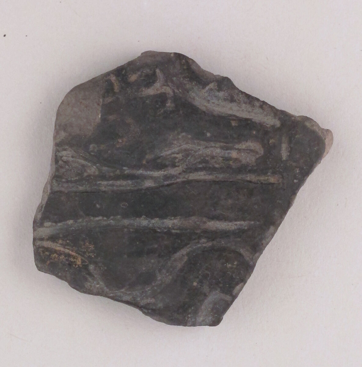 Vase fragment, Terracotta, Etruscan