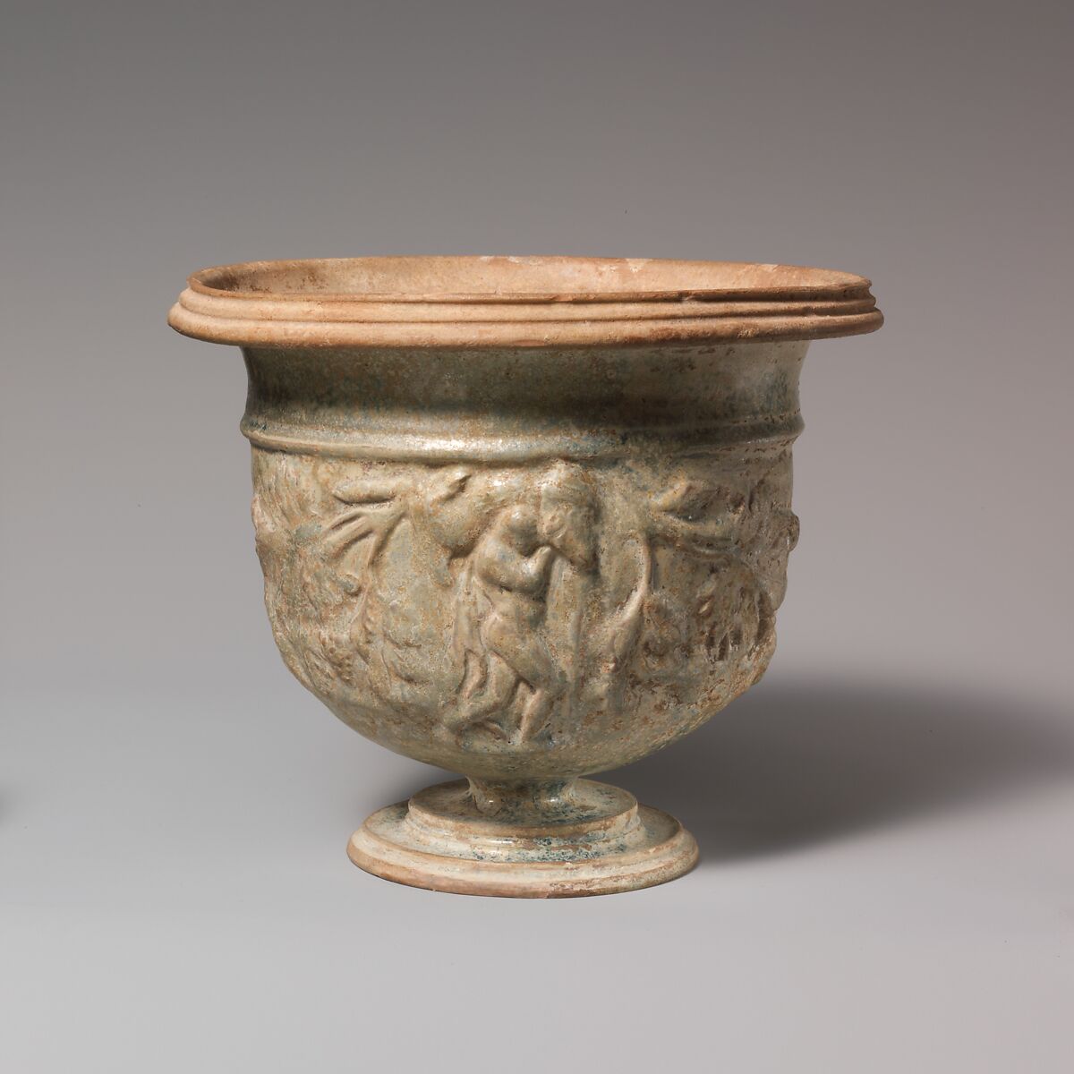 Terracotta bowl, Terracotta, Roman 