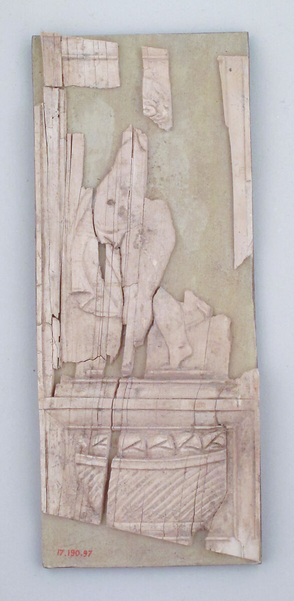 Relief from casket, Ivory, Roman 