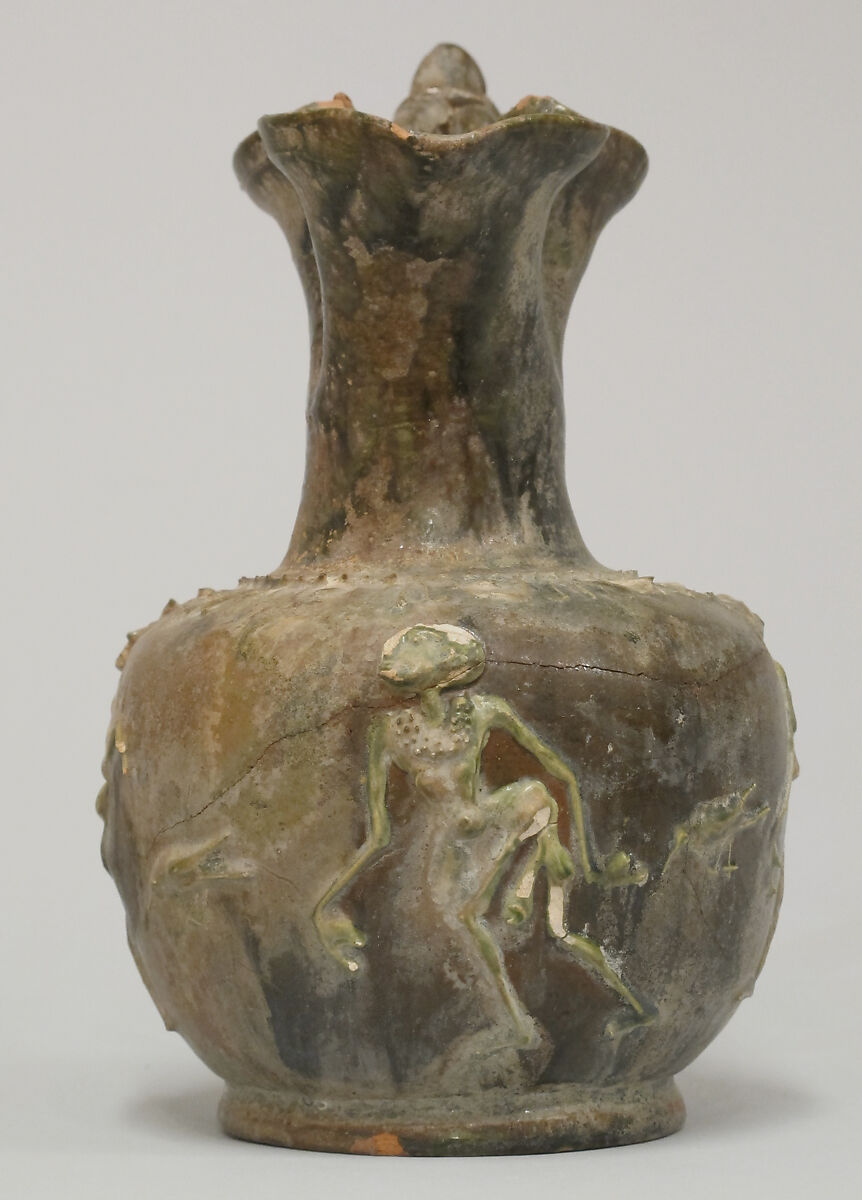 Terracotta jug, Terracotta, Roman
