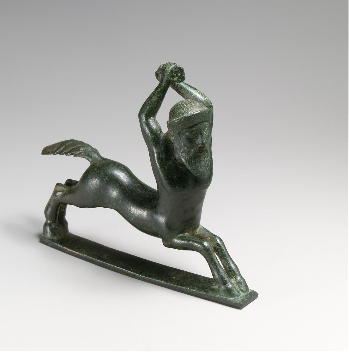 Bronze statuette of a centaur, Bronze, Etruscan or South Italian 