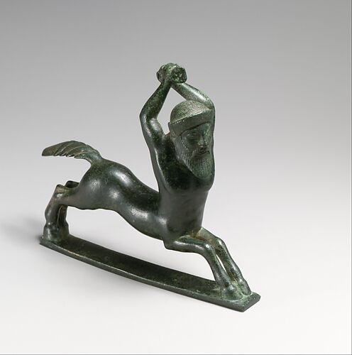 Bronze statuette of a centaur