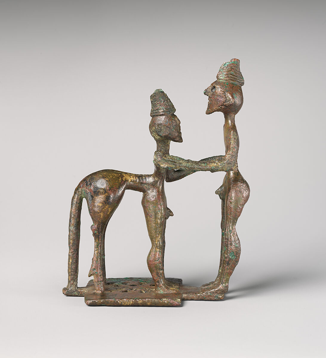 Bronze man and centaur, Bronze, Greek 