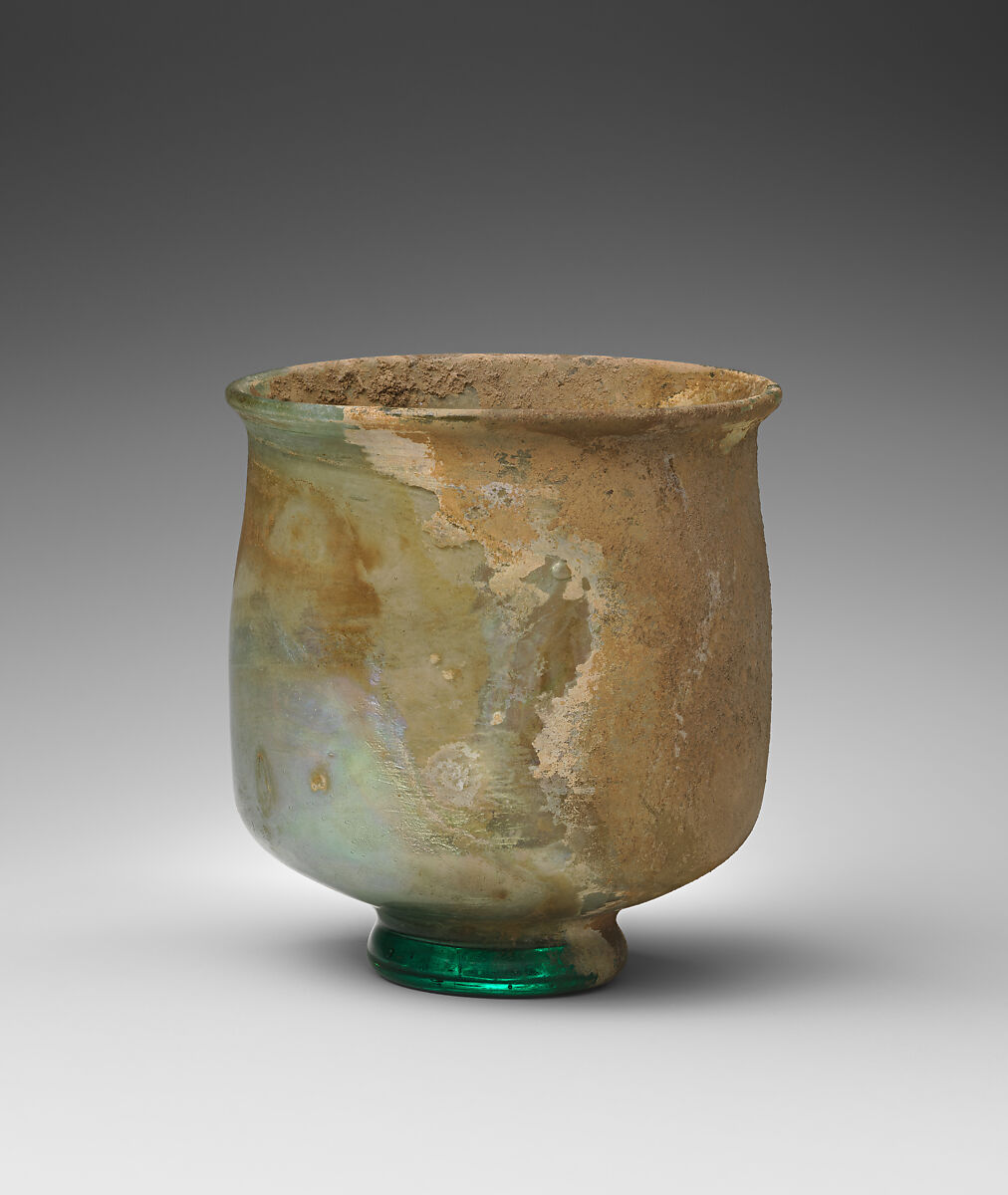 Glass cup, Glass, Roman 