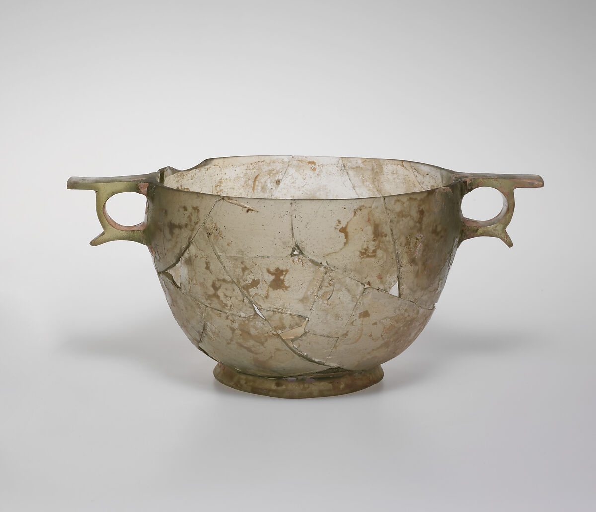 Glass skyphos (drinking cup), Glass, Greek 