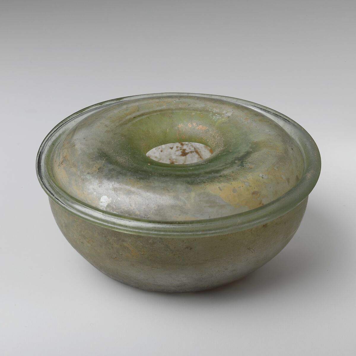 Glass inkwell, Glass, Roman 