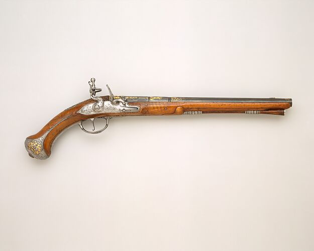 Flintlock Pistol Made for Charles XI of Sweden (1655–1697)