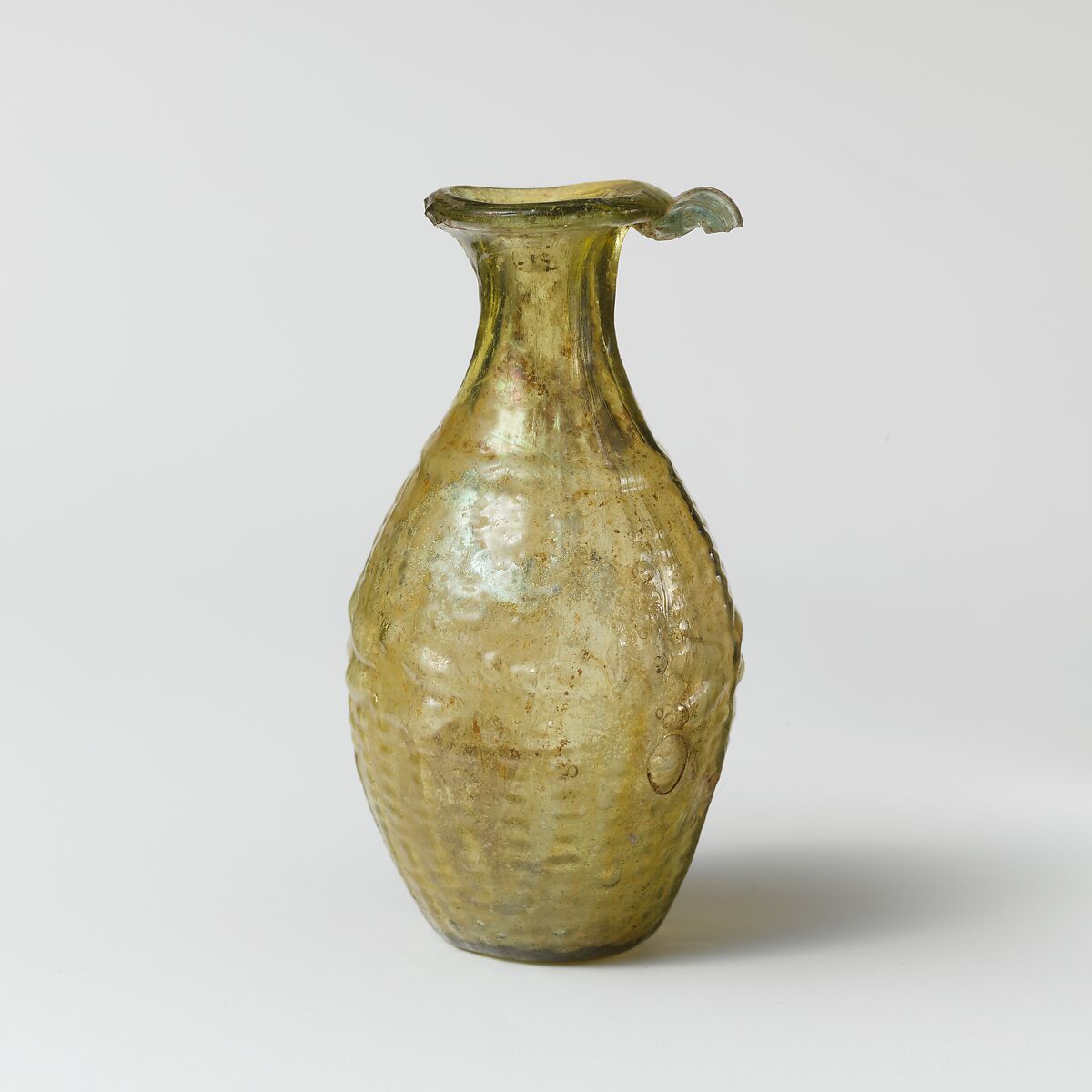 Glass amphoriskos (flask), Glass, Roman 